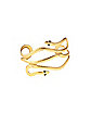 Goldtone Snake Cuff Bracelet
