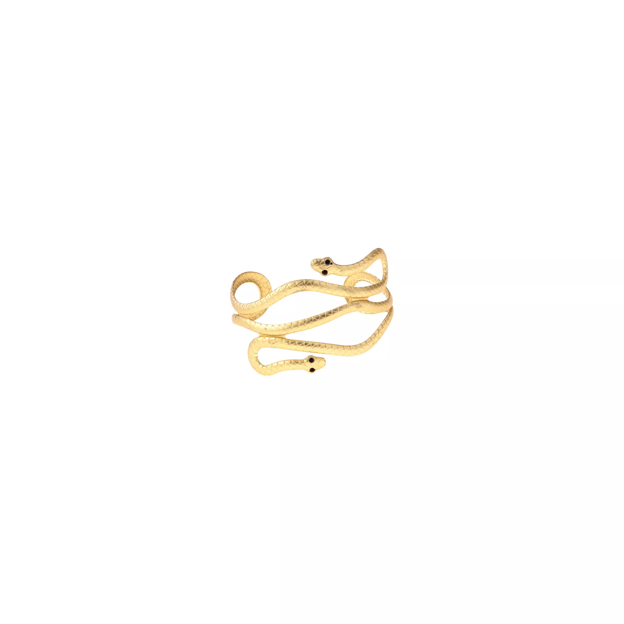 Goldtone Snake Cuff Bracelet at Spencer's