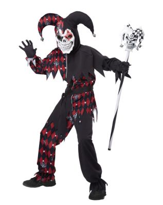 Kids Sinister Jester Costume 