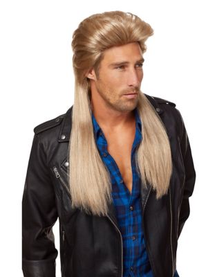 80s mullet 2024 wig blonde