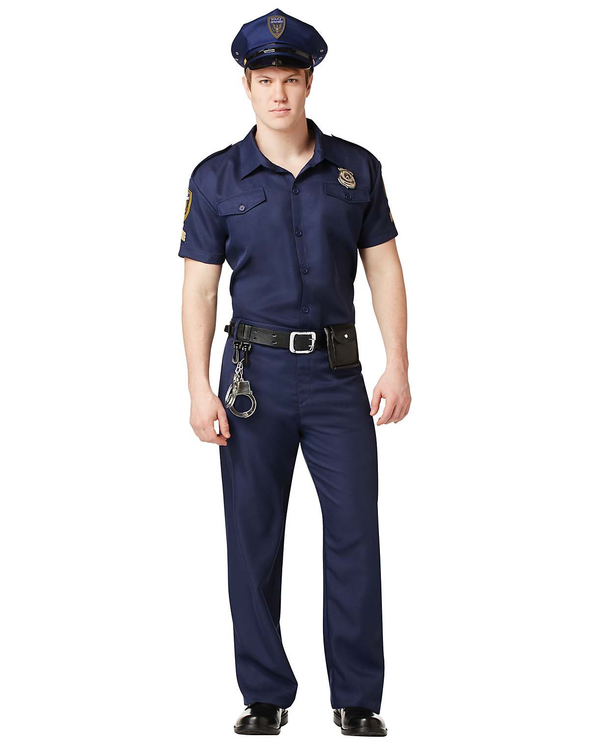 Adult Police Officer Costume - Deluxe - Spirithalloween.com