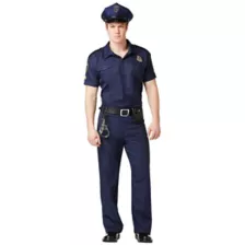 Adult Police Officer Costume - Deluxe at Spencer's