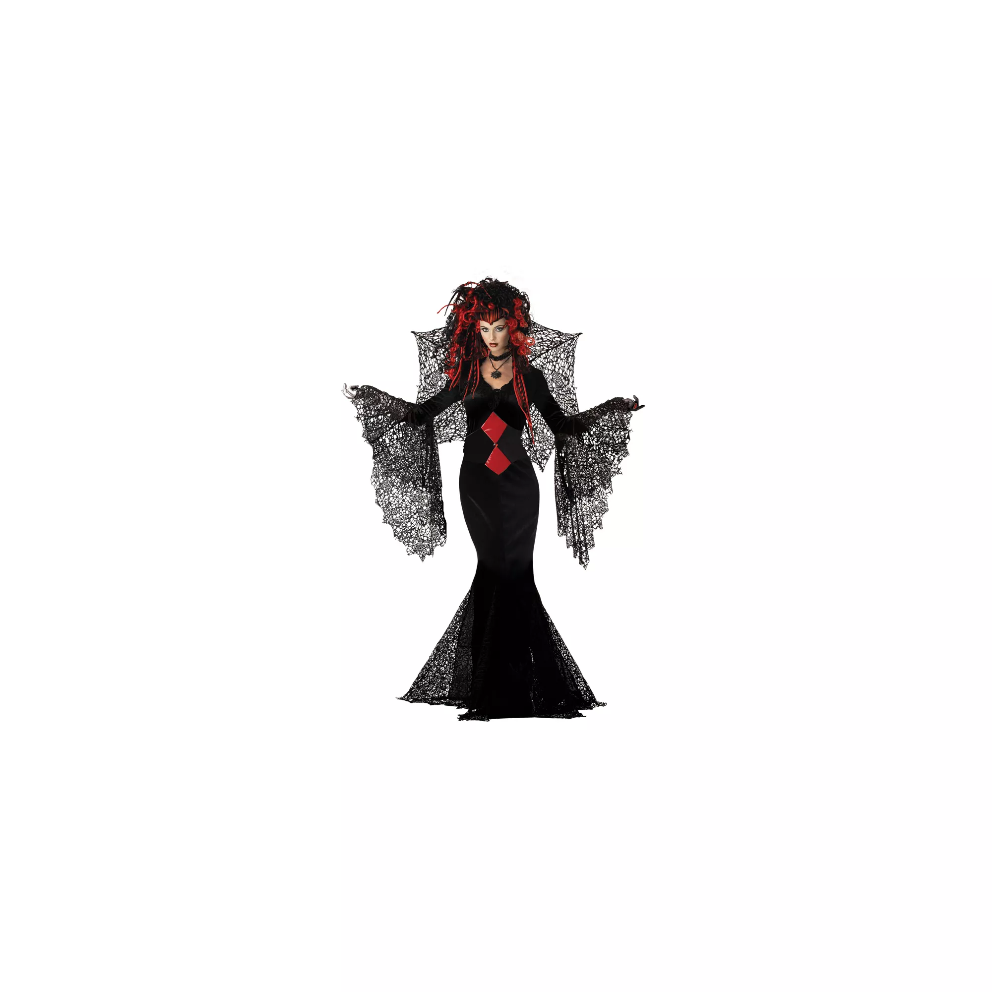 Black Spider Adult Womens Vampire Costume at Spirit Halloween