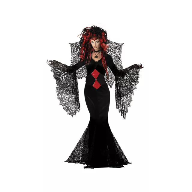 Black Spider Adult Womens Vampire Costume at Spirit Halloween