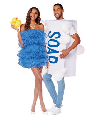 Adult Soap And Loofah Couples Costume 7703