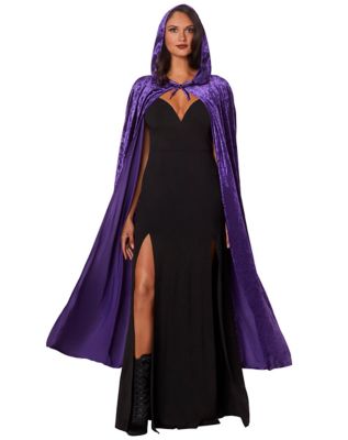 Halloween vampire costume adult masquerade Party Death cape Black cape  cosplay witch long skirt