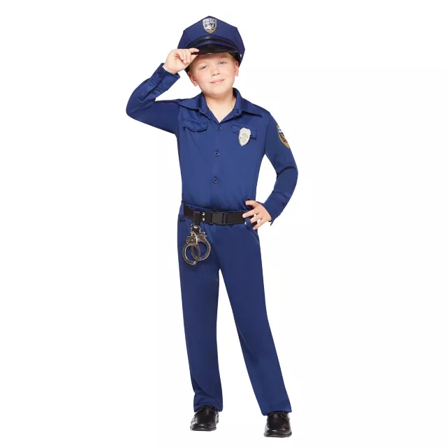 Kids Police Officer Costume - Spirithalloween.com