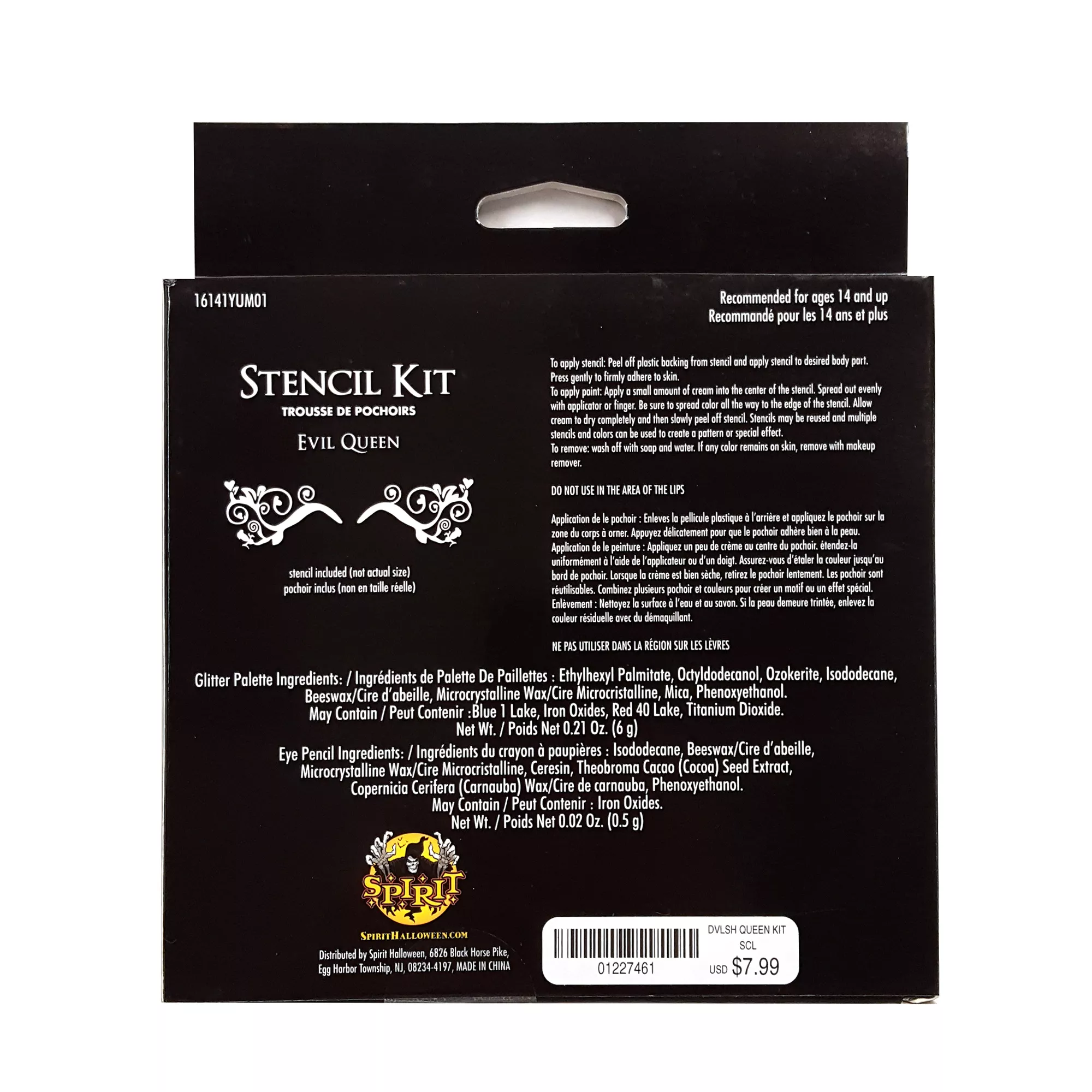 Crawl the Line Devilish Queen Makeup Kit at Spencer's