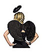 Black Velvet Angel Wings