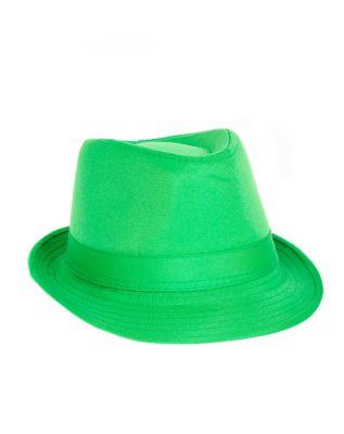 Green Fedora Hat