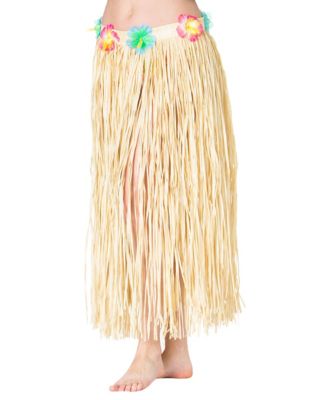 Girls Yellow Grass Skirt  Yellow Kids Hawaiian Hula Skirt Costume