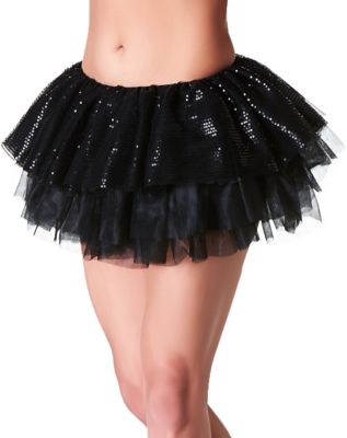 Black sparkle tutu skirt best sale