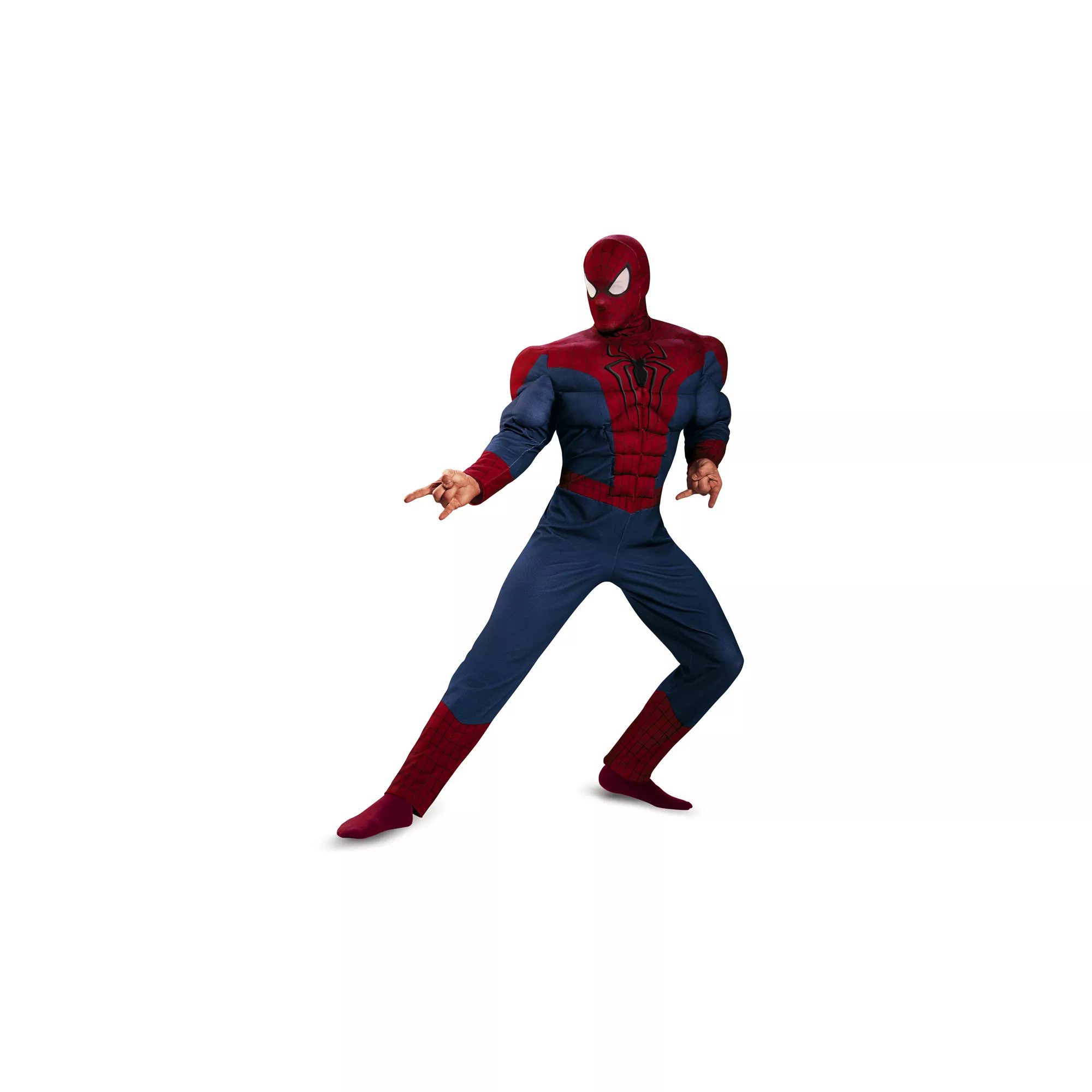 Adult Muscle Spider-Man One Piece Costume - Marvel at Spencer's