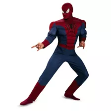 Adult Muscle Spider-Man One Piece Costume - Marvel at Spencer's