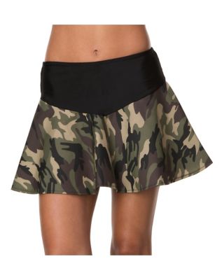 Women's Print Tennis Skirt Sport Golf Shorts Skirt High Waist