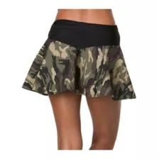 Camo Mini Skirt at Spencer's