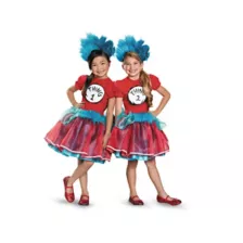 Kids Thing 1 and 2 Tutu Costume - Dr. Seuss at Spencer's
