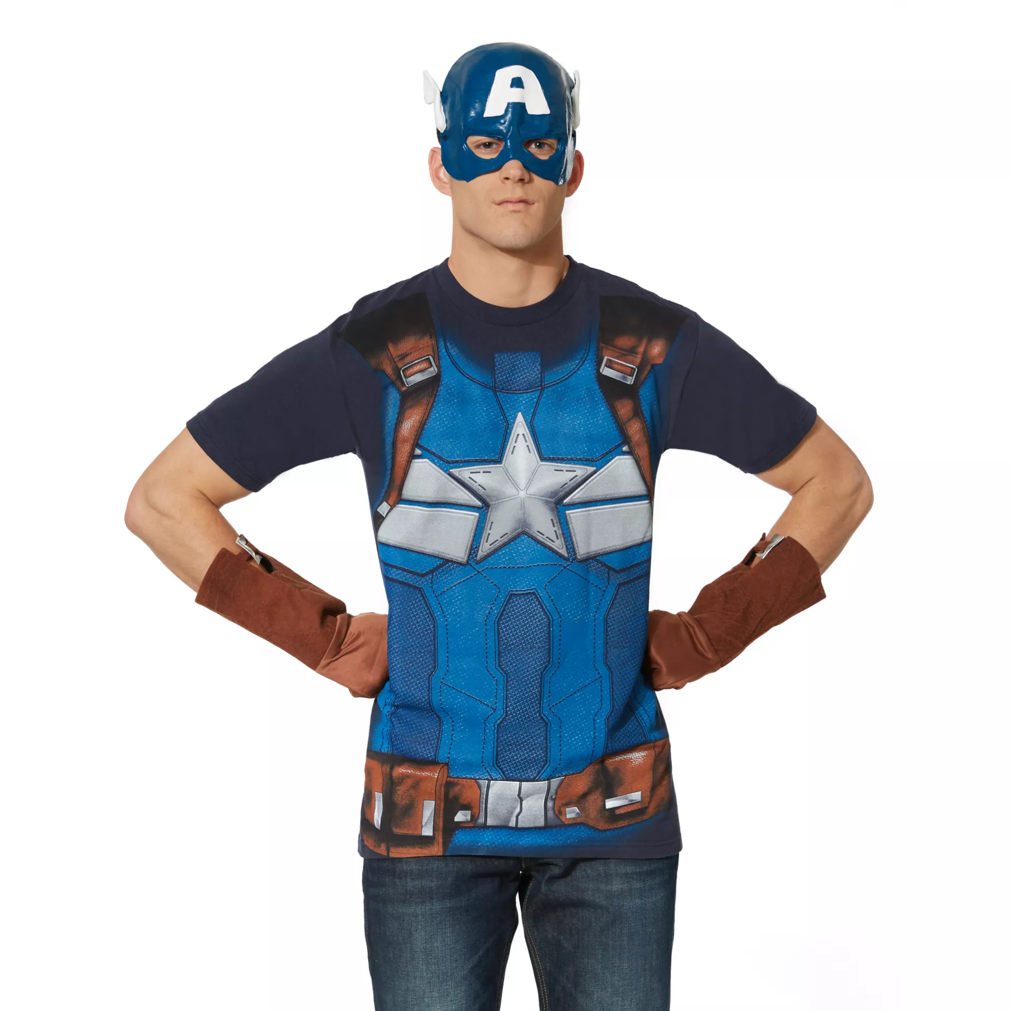 Adult Captain America T Shirt - Marvel at Spirit Halloween
