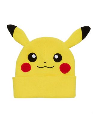 Yellow Pikachu Beanie Hat - Pokemon - Spirithalloween.com