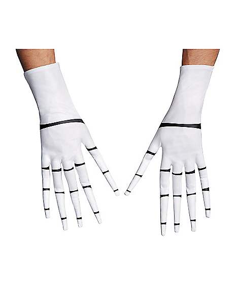 Jack Skeleton and Bat Arm Warmers Gloves Nightmare 
