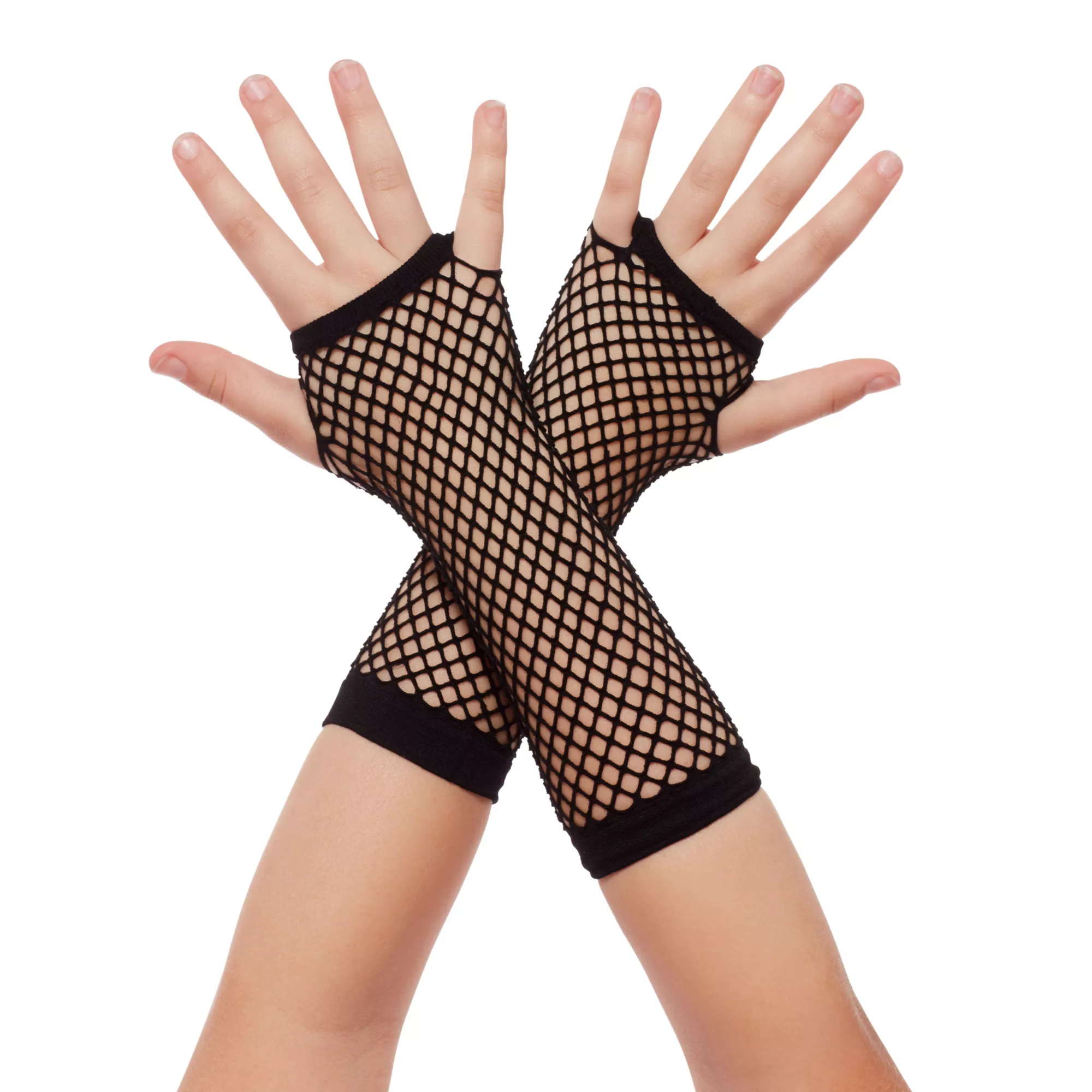 Kids Fishnet Gloves at Spencer's