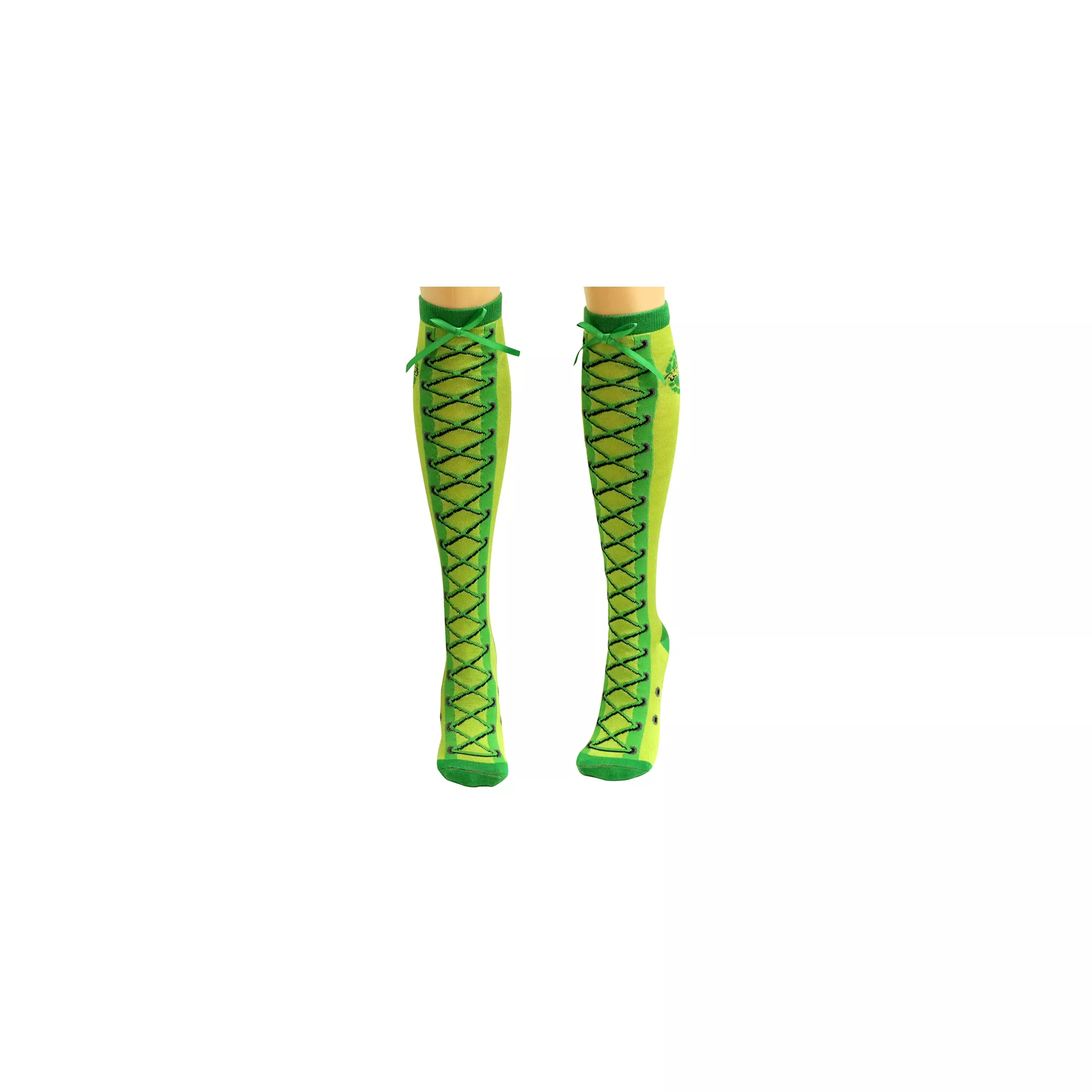 Lace Up Knee High Socks- TMNT at Spencer's
