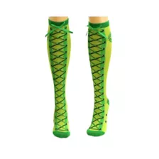 Lace Up Knee High Socks- TMNT at Spencer's