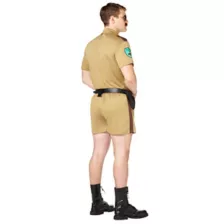 Sergeant Short Pants Adult Mens Cop Costume at Spencer's