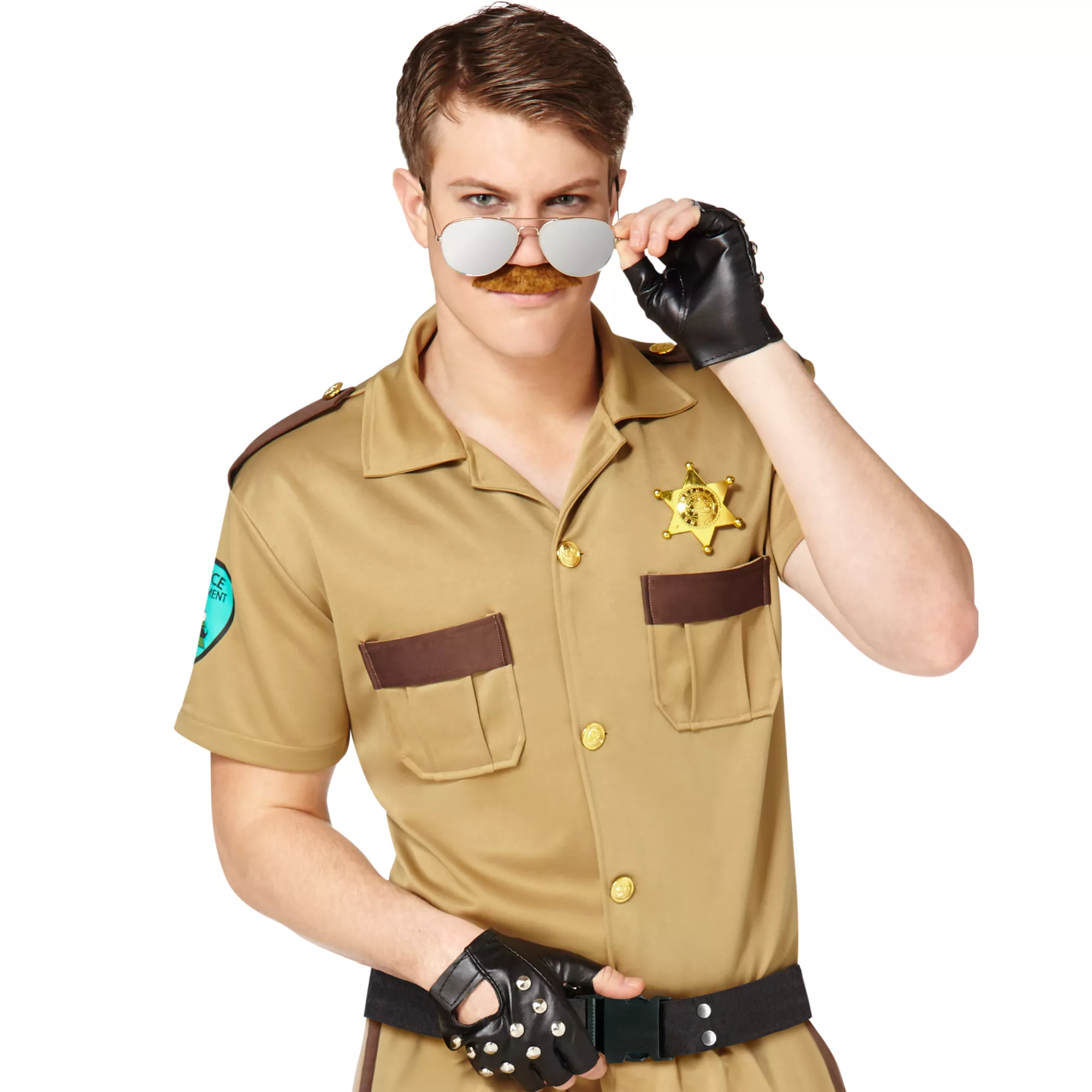 Sergeant Short Pants Adult Mens Cop Costume at Spencer's