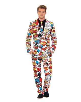 Adult Comic Book Party Suit - Spirithalloween.com