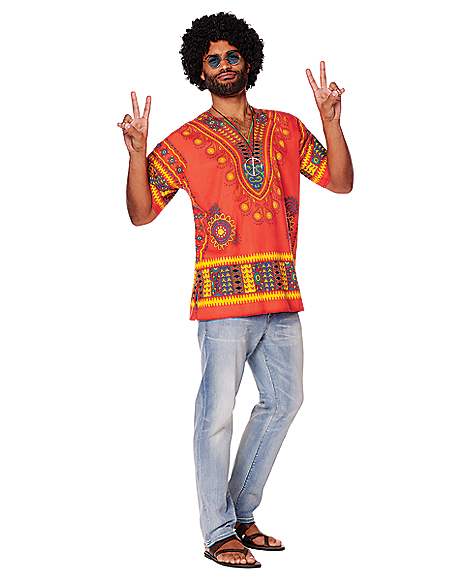 Adult Hippie Shirt Costume - Spirithalloween.com