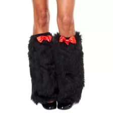 Cat in the Hat Faux Fur Leg Warmers - Dr. Seuss at Spirit Halloween