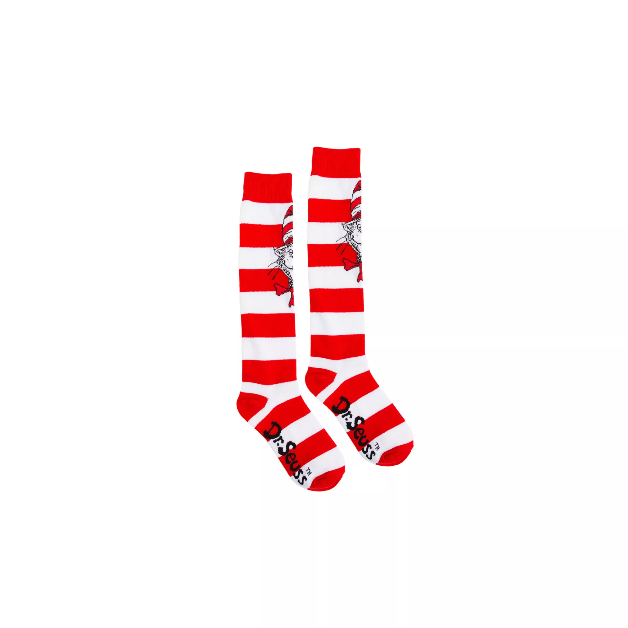 Cat in the Hat Knee High Socks - Dr. Seuss at Spencer's