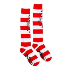 Cat in the Hat Knee High Socks - Dr. Seuss at Spencer's