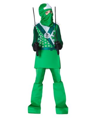 Kids Green Fighter Ninja Costume - Spirithalloween.com