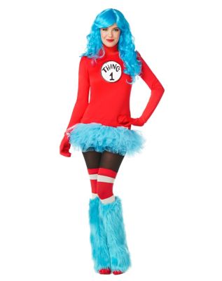 Adult Thing 1 Dress Costume - Dr. Seuss - Spirithalloween.com