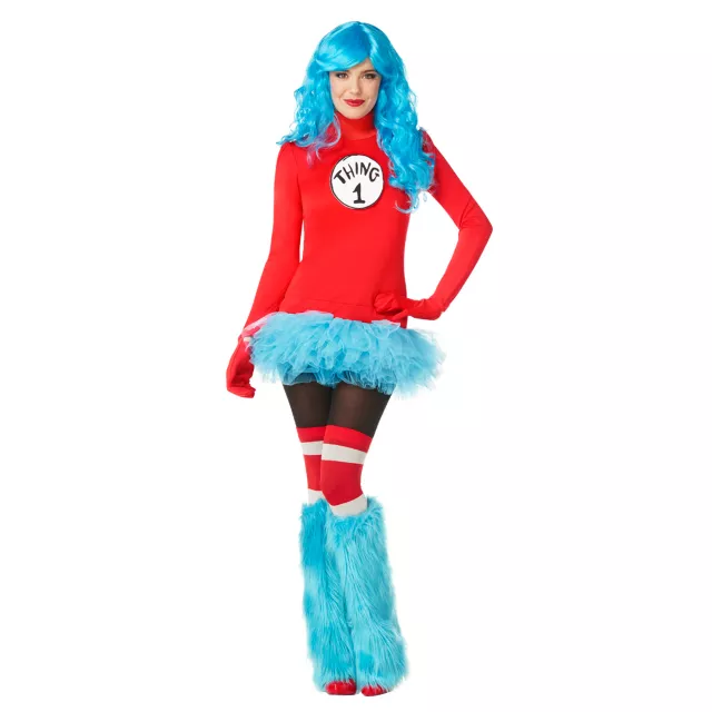 Adult Thing 1 Dress Costume - Dr Seuss at Spirit Halloween