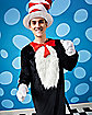 Adult Cat in the Hat One Piece Costume - Dr. Seuss