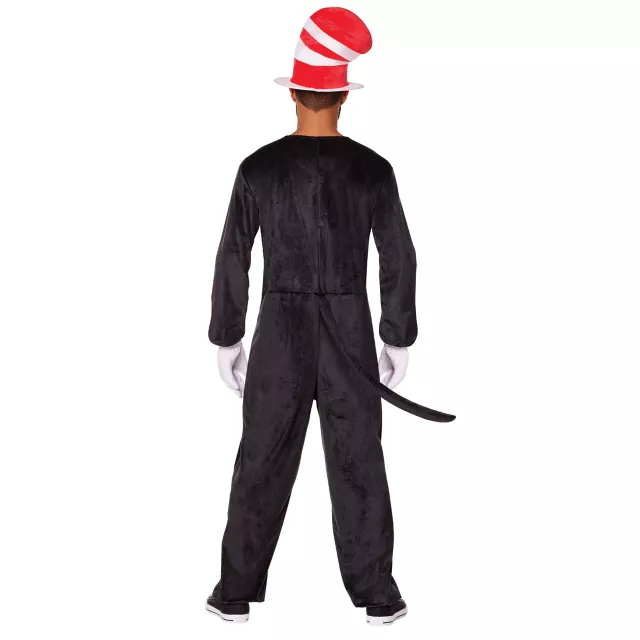 Adult Cat in the Hat One Piece Costume - Dr. Seuss at Spirit Halloween