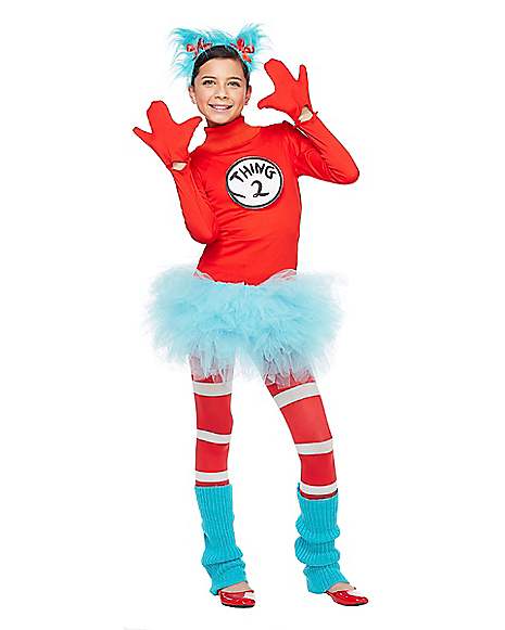 Tween Thing 1 and 2 Costume - Dr. Seuss