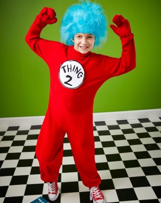 Thing 1 Thing 2 Costumes for Adults Kids Spirit Halloween