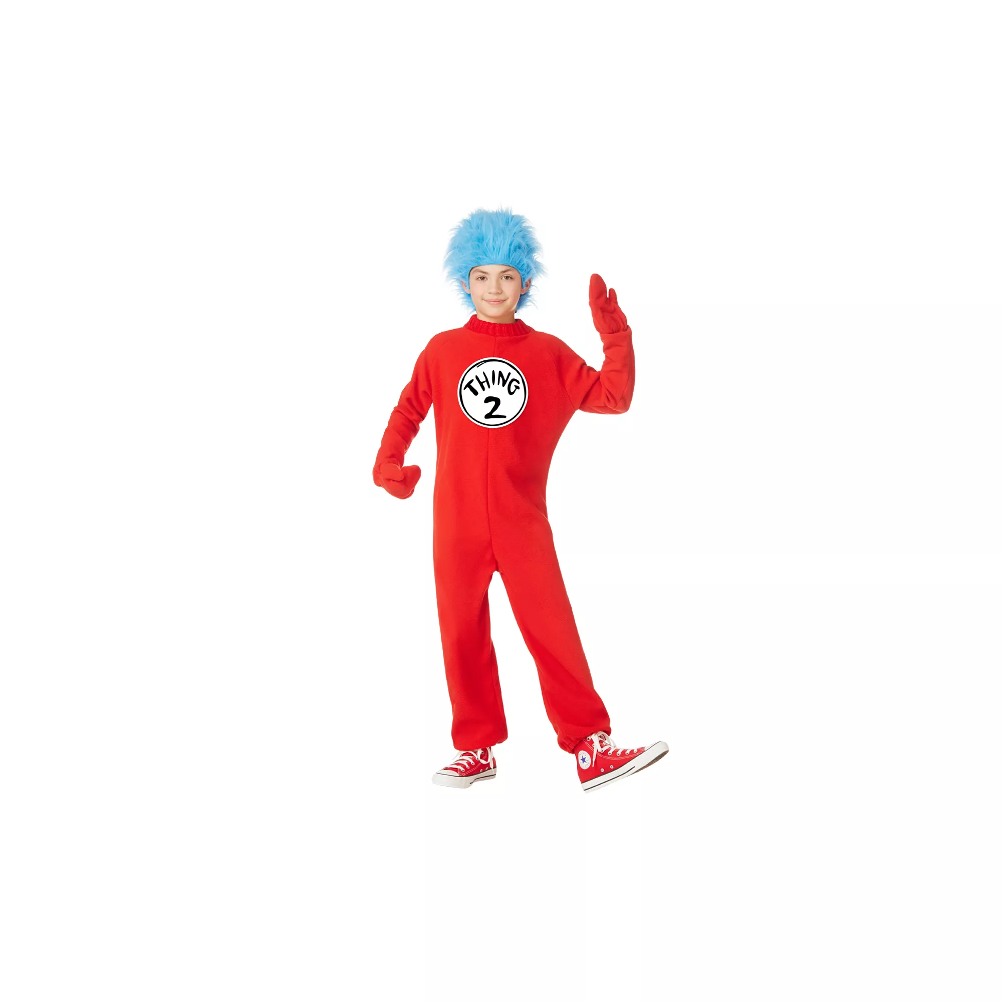 Kids  Thing 1 and Thing 2 One Piece Costume -  Dr. Seuss at Spencer's