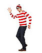 Adult  Where's Waldo Costume - Where's Waldo