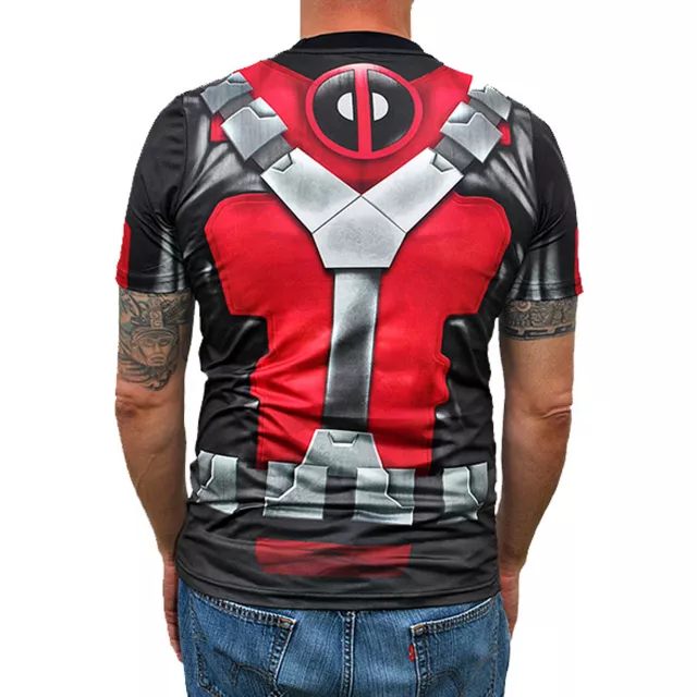 Sublimated Deadpool T Shirt - Marvel at Spencer's