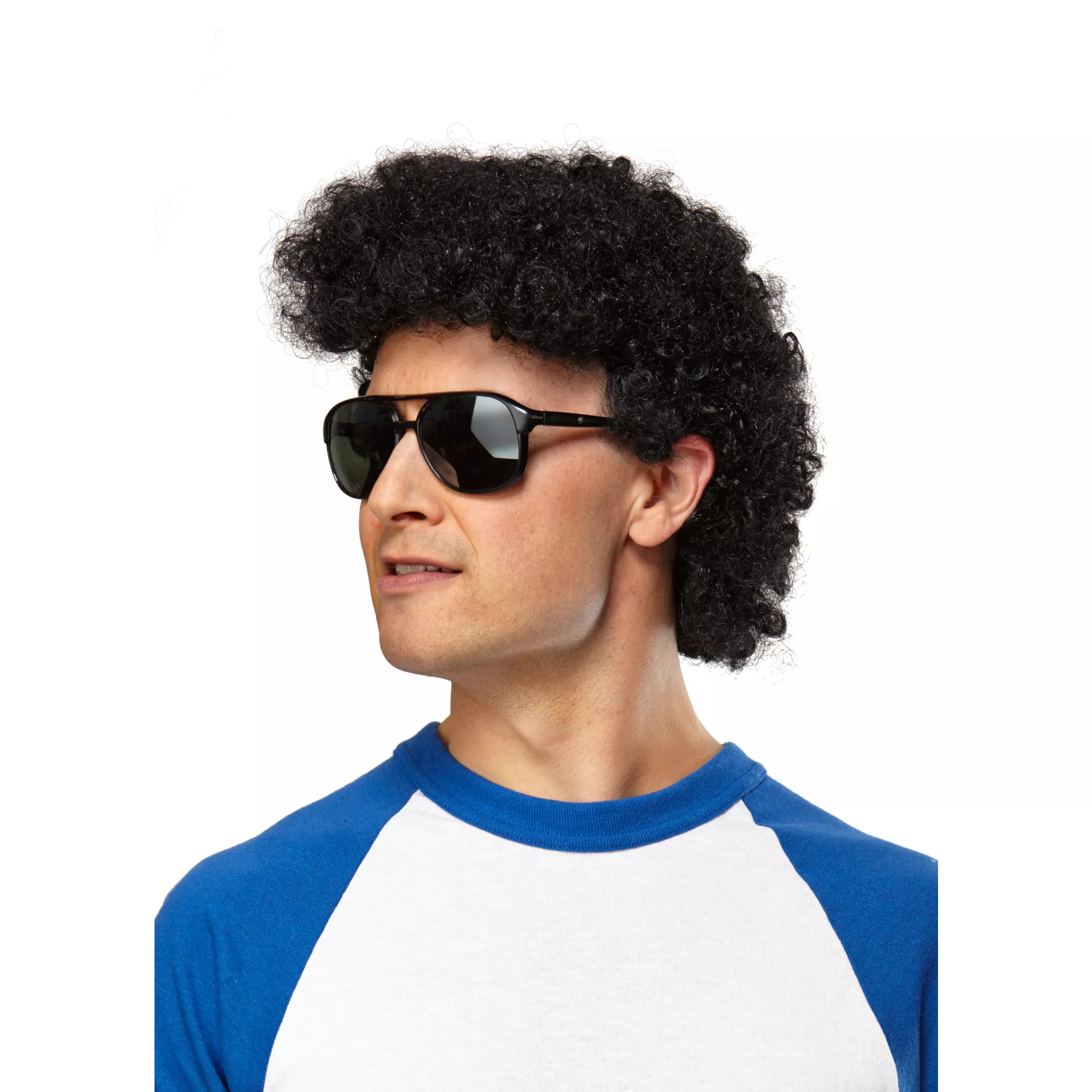 Curly Mullet Wig at Spencer's