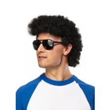 Curly Mullet Wig at Spencer's