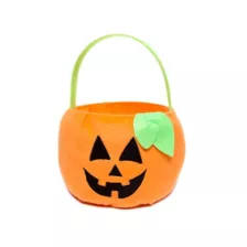 Pumpkin Plush Bucket at Spirit Halloween