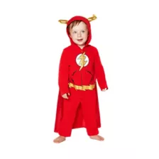 Toddler Hooded One Piece Flash Costume - DC Comics at Spirit Halloween