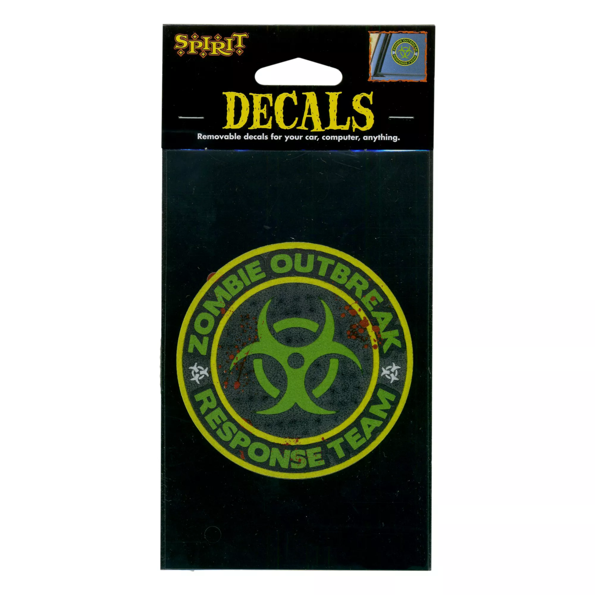 Zombie Outbreak Car Decal at Spirit Halloween