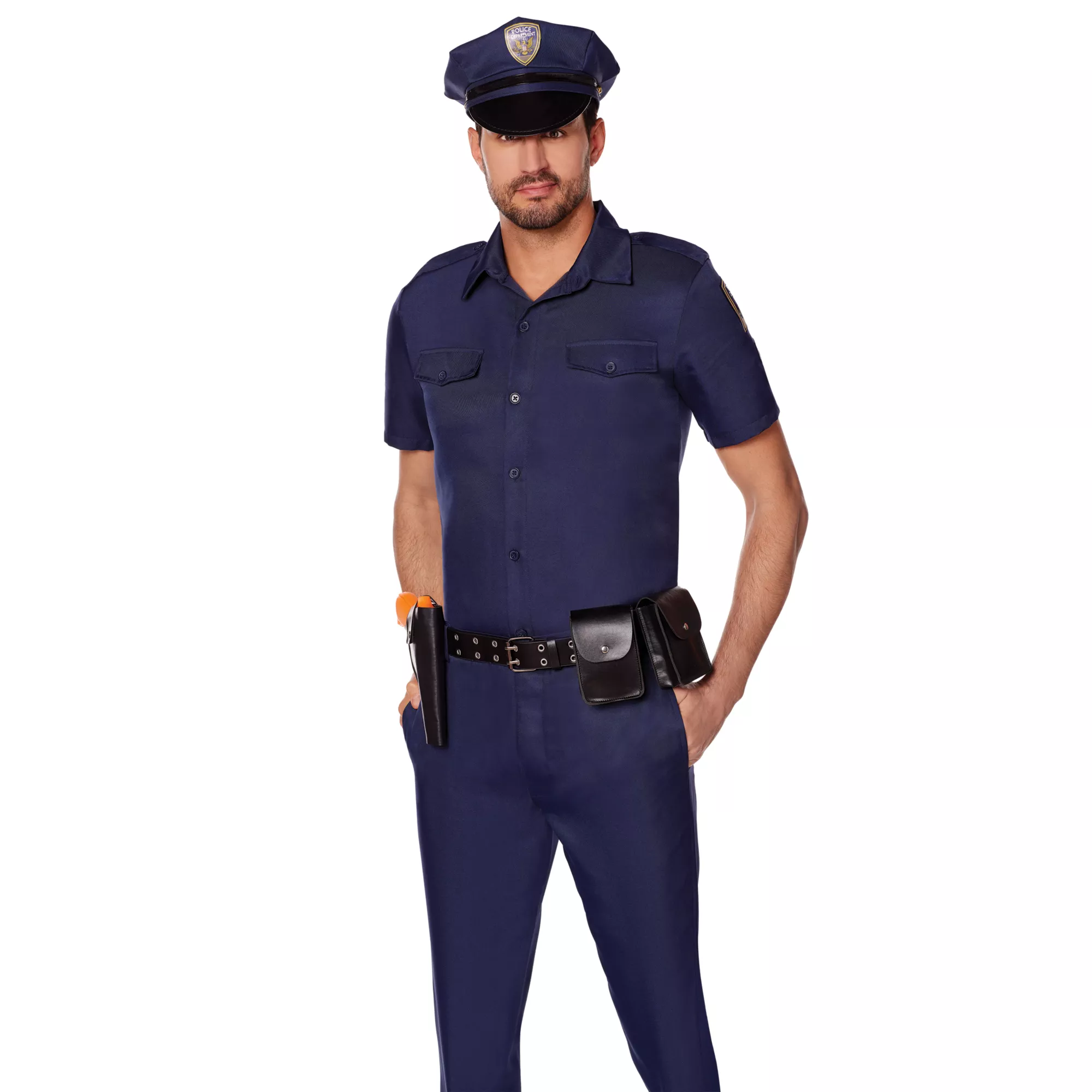Adult Police Officer Costume Deluxe at Spencer's